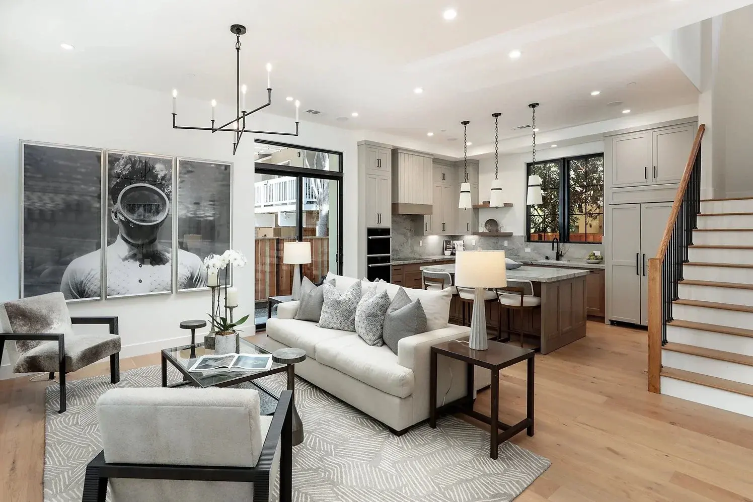 Homer Unit 2 finished living room